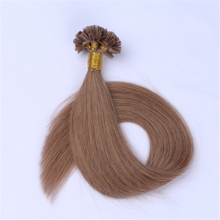 China top quality remy keratin u tip human hair extension factory QM057